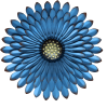 Metal Flowers Wall Decor Indoor Outdoor Metal Wall Art for Farmhouse Home Living Room Bedroom Bathroom Garden Decor – Blue