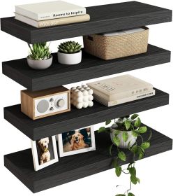 loating Shelves for Wall, Wall Mounted Rustic Wood Shelves for Bathroom, Living Room, Bedroom and Kitchen, Wall Shelves for Storage,Books