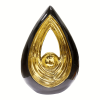Water Drop Shaped Ceramic Art Statue for Home Decoration, Modern Abstract Style, Perfect for Study, Office, Living Room and House Decor