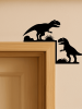 Vintage Industrial T-Rex Metal Wall Sign – Dinosaur Kids’ Room Accent
