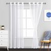 White Sheer Curtains – 84 Inches Long