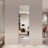 56"x 15" inch Full Body round corner mirror for Living Room Bedroom Cloakroom Wall hanging with hanging hole High quality 5mm silver mirror Explosion-