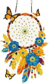 Hanging Diamond Art Kits,Diamond Painting Suncatchers, DIY Gem Art Craft Painting Kit, Home and Garden Decor(Dream Catcher)