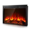 40-Inch Recessed Electric Fireplace Insert – Adjustable Flames, Remote & Timer