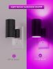 LED Purple Night Light, Purple Lights, Night Lights Plug into Wall with Light Sensor, 0-100LM Dimmable Night Lights Decorative for Christmas Halloween