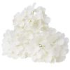Artificial Flowers, 65 pcs Real Looking White Silk Fake Hydrangea Bulk, White Faux Bridal Shower with Stems for DIY Wedding Bouquets