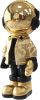 Gold Astronaut Figurine – Polyresin Spaceman Sculpture for Desk, Shelf & Office Decor