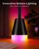 Smart RGB LED Corner Floor Lamp,172 LEDs Bright Standing Lamps for Living Room with APP and Remote