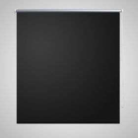 Roller blind blackout 33.2x90.6" Fabric Width 31.5 " black