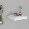 Wall Shelf White Honeycomb MDF, metal 9.1x9.3x1.5 in
