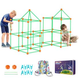 Fort Building Kit for Kids, 140PCS Glow in The Dark STEM Building Toys