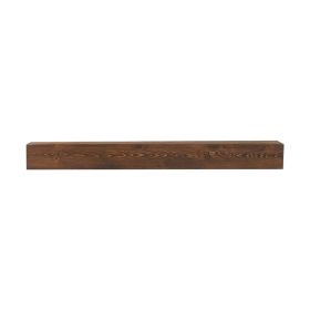 Fireplace Mantel, 60" x 8" x 6", 50 lbs Weight Capacity, Natural Wood Mantel for Over Fireplace, Wall Mounted Floating Farmhouse Shelf, Handcrafted Fi