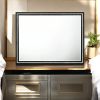 Haiden Weathered Black Finish Mirror