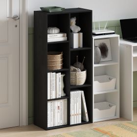 Luder 7-Cube Reversible Open Shelf, Blackwood