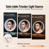 20' Vanity Mirror With Lights, LED Makeup Mirror 3 Color Lighting Modes, with 5X Magnification Mirror, Smart Touch Control, 360°Rotation