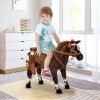Plush Ride‑On Horse for Toddlers – Realistic Sound, Soft Padded Seat & 110 lb Capacity