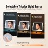 Vanity Mirror with Lights, Three Color Lighting Modes, Lighted Makeup LED Mirror, and 5X Magnification,USB Port, Smart Touch Control