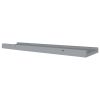 Frame Ledge Shelf Set of 2 Grey MDF Medium Wall mounting