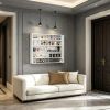 White 5-Tier Display Cabinet, Wall-Mounted Display Case with 2 Glass Doors and Adjustable Shelves
