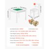 Kids Activity Table and 2 Chairs Set, Building Blocks Double-Sided Tabletop, Toddler Table and Chair Set with Storage for Kids 3+ Years