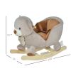 Rocking Horse with Music, Saddle & Soft Plush Body