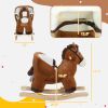 Plush Baby Rocking Horse – Sound Effects, Wooden Base & Safety Seat