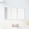 Wall Mirror Rectangular 11.81 x 23.62 in Tempered Glass
