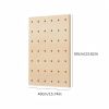 40×60cm Solid Wood Pegboard – Customizable Wall Organizer & Minimalist Display Panel