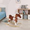 Rocking Horse, Kids Plush Airplane Rocker, Nursery Rhyme Sounds, Educational Toy for Boys & Girls