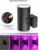 LED Purple Night Light, Purple Lights, Night Lights Plug into Wall with Light Sensor, 0-100LM Dimmable Night Lights Decorative for Christmas Halloween