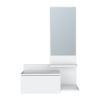 Floating Hallway Cabinet Lowell, Living Room, White