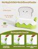 Cute Toaster Night Lights for Kids, Kawaii Stuff Bread Desk Lamp with Smile Face, Rechargeable Desk Decor for Bedroom, Besides, Dinning