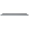 Frame Ledge Shelf Set of 2 Grey MDF Medium Wall mounting