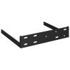 Corner Shelf Set of 4 Gray Honeycomb MDF Small Wall-mounted