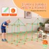 Fort Building Kit for Kids, 140PCS Glow in The Dark STEM Building Toys