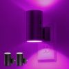 LED Purple Night Light, Purple Lights, Night Lights Plug into Wall with Light Sensor, 0-100LM Dimmable Night Lights Decorative for Christmas Halloween