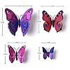 24pcs 3D Vivid Special Man-Made Lively Butterfly Wall Stickers Removable Butterflies Wall Decals 3D Nursery Art Decor for Kids Girls Bedroom Living Ro