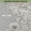 Room carpet, suitable for living room, bedroom, dining room, office, floor carpet, light brown mixed