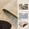 Leopard Print 5x7 Rugs for Living Room