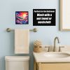 Colorful Dianthus Framed Metal Print Bathroom, Kitchen, Office, Home Decor Wall Art Ready to Hang, Square, 8X8