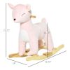 Deer Animal Rocking Horse Plush Toy, for Kids 36-72 Months with Realistic Sounds, Child Rocker