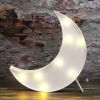 LED Crescent Moon Marquee Light – Battery‑Operated Night Lamp for Bedroom & Parties