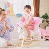 Plush Rocking Unicorn – Wooden Ride‑On Chair with Lullaby Song