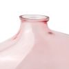 Pink Glass Decorative Vase, 7.3"
