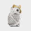 Owl Statue for Home Decor Accents,Owl Decor for Bookshelf Bedroom Living Room Office Table Desk Mantle TV Stand Boho Decoration