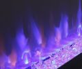 Smart 60" WiFi-Enabled Electric Fireplace Heater, Recessed in-Wall and Wall-Mounted