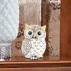 Owl Statue for Home Decor Accents,Owl Decor for Bookshelf Bedroom Living Room Office Table Desk Mantle TV Stand Boho Decoration