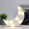 LED Crescent Moon Marquee Light – Battery‑Operated Night Lamp for Bedroom & Parties