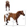 Plush Ride‑On Horse for Toddlers – Realistic Sound, Soft Padded Seat & 110 lb Capacity