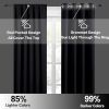 HOME Bedroom Blackout Curtains  Curtains Solar Light Block Insulated